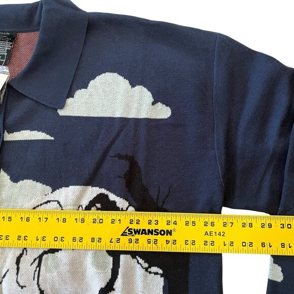 Coraline Clouds Scenic Women's Cardigan Size 3X - Picture 4 of 11